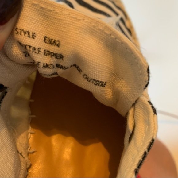 NEW J CREW Navy Striped Canvas Espadrille Sneakers 8 - Picture 7 of 7